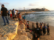  بالصور: غرق طفلة "12 عاما" على شاطئ ناخوم جولدمان بمدينة يافا 